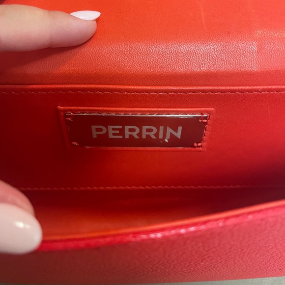 Perrin Le Cabriolet Hand Insert Red Clutch - Picture 9 of 11